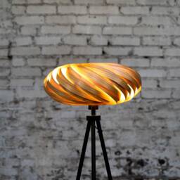 standing Lamp Made Of Olive Ash Wood, Handmade Design Lamp - thumbnail 3
