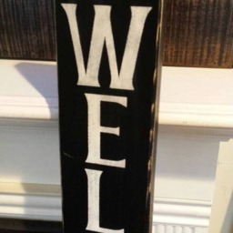 Welcome Wood Sign Distressed Wall Hanging Rustic Pet Lover Decor Dog Gift Print Puppy Paw Farmhouse Entryway - thumbnail 3