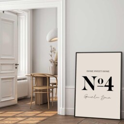 Personalised Home Address Print Custom Family Name Wall Art - thumbnail 3