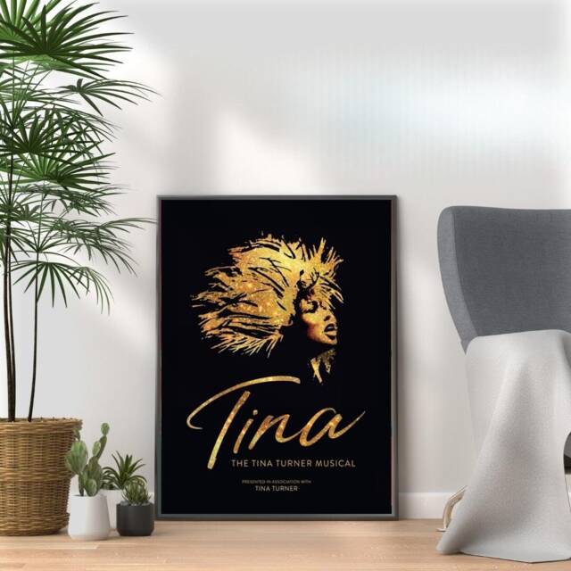 Tina Turner Musical Poster Broadway Theatre Wall Art - image 1