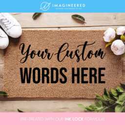 Personalized Doormat - Custom Door Mat Customized Rug Housewarming Gift Welcome - thumbnail 2
