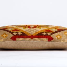 Ethnic Ikat Lumbar Pillow Cover, Southwestern Design - thumbnail 4