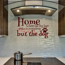 Home Where The Dog Hair Sticks To Everything But Dog.... E00100 - thumbnail 2