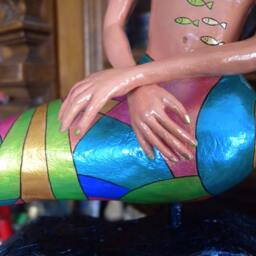 The Mermaid's Song_Ooak_Sculpture_Polymer Clay_Papier Mache - thumbnail 3