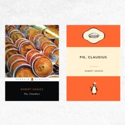 Pie, Claudius Mock Book Cover Poster Funny Literary Print - thumbnail 1
