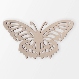 Wooden Butterfly Cutout Unfinished Mdf Wall Art Decor - thumbnail 3