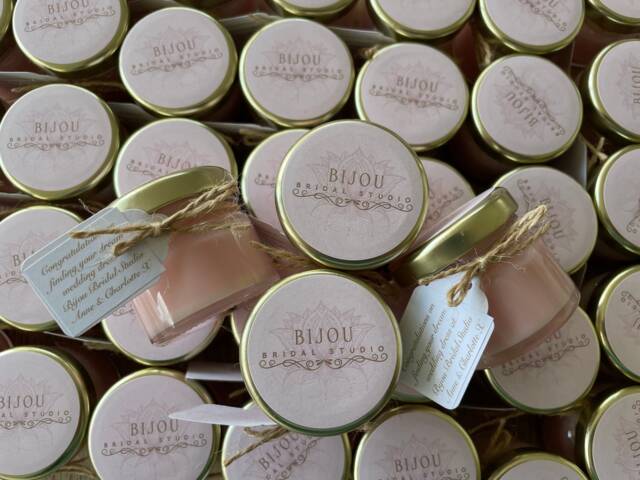 Custom Logo Mini Candles - Personalised Small Business Branding Gifts - image 1