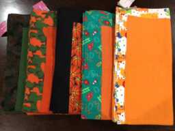 Flannel Baby Blanket Double Layered, Handmade Cotton, Various Prints - thumbnail 1