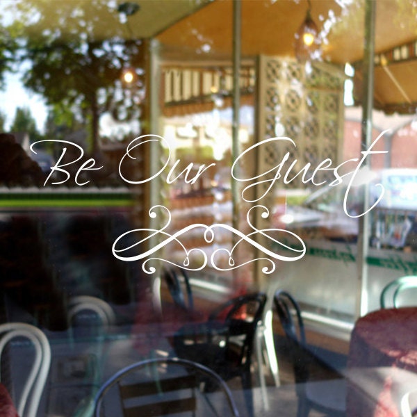 Be Our Guest Bedroom Wall Decal-Guest Room Decor-Guest Decal - Decal- 154 - image 1