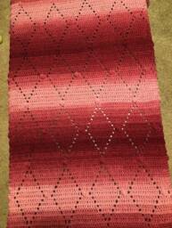 Crocheted Baby Blanket - Pink Variegated - thumbnail 2
