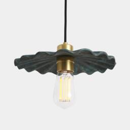 Kapok Organic Ceramic Pendant Light Blue Earth 10.5 - thumbnail 3