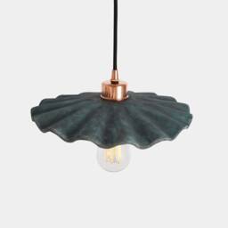 Kapok Organic Ceramic Pendant Light Blue Earth 10.5 - thumbnail 2