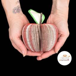 Charlotte's Web Book Apple - Literary Lover Gift Personalised Teacher Handmade Art - thumbnail 3