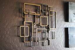 Retro Modern Metal Sculpture Art Abstract Mid Century Contemporary Wall Decor Modernist 50S 60S By Petrykowski Artworks - thumbnail 1