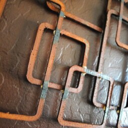 Retro Modern Metal Sculpture Art Abstract Mid Century Contemporary Wall Decor Modernist 50S 60S By Petrykowski Artworks - thumbnail 2