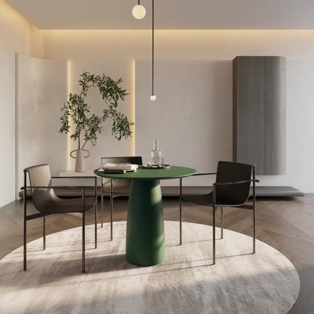Kopar Round Green Dining Table D850 - image 1