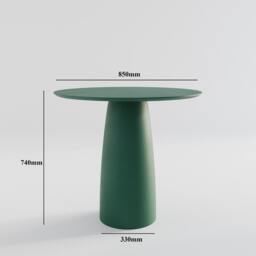 Kopar Round Green Dining Table D850 - thumbnail 3