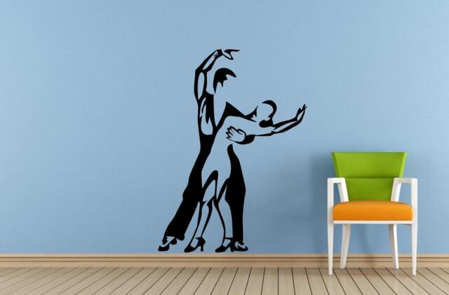 Ballerina Ballet Dancer Dance Dancing Studio Tango Salsa Break Boy Girl Wall Or Car Vinyl Peal & Stick Removable Sticker Decal L1552 - image 1