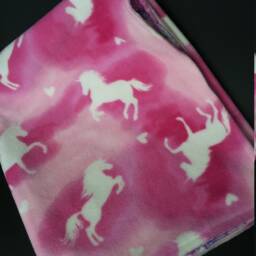 Galaxy Unicorn Baby Blanket/Pink Teal Purple Aqua Lavender Nebula Girl Shower Gift Soft Fleece Cotton Nursery Crib Little Lovey - thumbnail 4