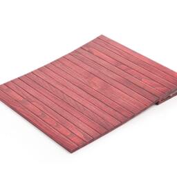 Sofa Tray Table Vintage Wine Red, Couch Tray, Rustic Coffee Table End Table, Arm Glass Holder, Ottoman Wooden Trays - thumbnail 3