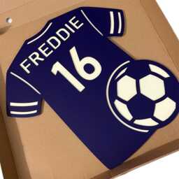 Wooden Football Shirt Wall Art - Decor Theme Bedroom Soccer Decals - thumbnail 2