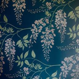 Wisteria Wall Stencil, A Large Stencil For Painting Walls. A Floral To Create Wisteria Wallpaper. Laburnum W210 - thumbnail 2