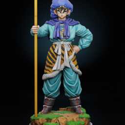 The Endless Challenger - Wandering Warrior Youthful Anime Fighter Goku Saiyuki Resin Figure 16K - thumbnail 2