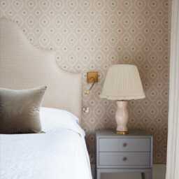 Pleated Linen Lampshade in Cream With Frill - thumbnail 3