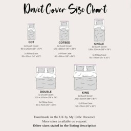 Bedding - Toile De Jouy Safari Personalised Letter Blue, Duvet Cover Set, Fitted Sheets, Pillow Case, Modern Colourful Kids Bedding - thumbnail 3