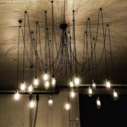 19 Pendant Swag Chandelier - Unique Multi Lighting Modern Chandelier Industrial Restaurant Led Bulbs - thumbnail 2