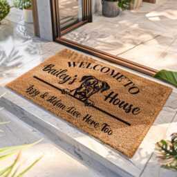Fur-Endly Welcome Mat - Custom Pet Name & Breed - thumbnail 4