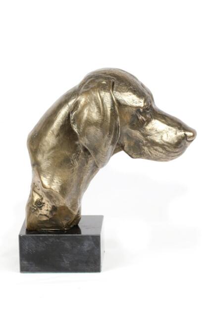Weimaraner, Dog Marble Statue, Limited Edition, Artdog. Made Of Cold Cast Bronze. Perfect Gift. Limited Edition - image 1