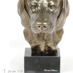Weimaraner, Dog Marble Statue, Limited Edition, Artdog. Made Of Cold Cast Bronze. Perfect Gift. Limited Edition - thumbnail 2