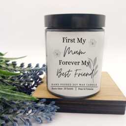 Mum Friend Soy Candle Gift Set Scented & Matches For Her Birthday - thumbnail 2