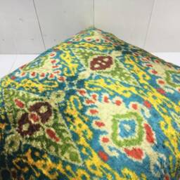 Velvet Pillow Cover, Silk Pillows, 24x24, Handwoven, Cushion, Decorative Pilow, Modern Cover, Accent Pillows, Home Decor, Home Living - thumbnail 4