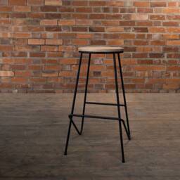 Oak Top Breakfast Bar Stools - Drapers - thumbnail 2