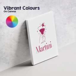 Elegant Martini Cocktail Hand Illustration Minimalist Bar Canvas Wall Art Print Decor Picture Ready To Hang - thumbnail 4