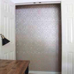 Moroccan Lattice Stencil Reusable Mylar For Walls, Fabrics, Furniture - thumbnail 3