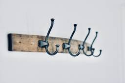 Handcrafted Bourbon Barrel Stave Coat Rack, Rustic Wooden Hat Rack