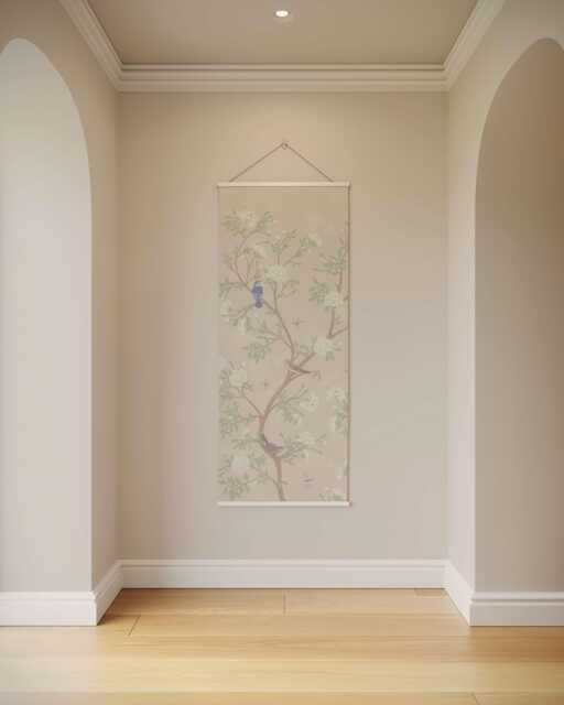 Bold Floral Tapestry - Wall Hanging Unique Art - image 1