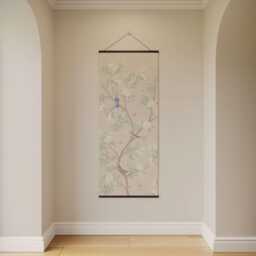 Bold Floral Tapestry - Wall Hanging Unique Art - thumbnail 2
