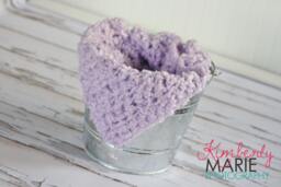 Lavender Cloud Newborn Baby Blanket Photo Prop