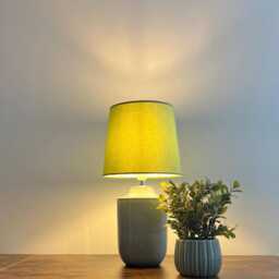 Sage Cotton French Drum Lampshade, Empire Sage Green Ceiling Light Shade - thumbnail 2