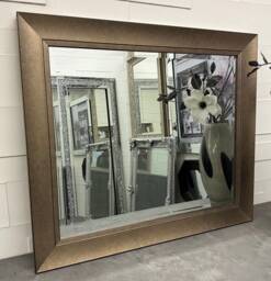 Large Bronze Framed Mirror Modern Contemporary Elegant Hamilton Wall - Choice Of Size Premium Quality Free P&p - thumbnail 1