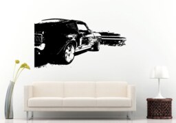 American Muscle Car Hot Rod Old School Antique Sport Vehicle Men's Boys Room Garage Wall Decal Vinyl Sticker Mural Decor L574 - thumbnail 1