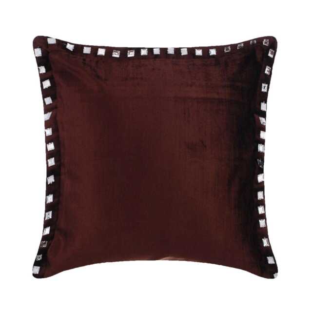 "Designer Chocolate Brown Euro Pillow Sham 24""x24""/26""x26" - image 1