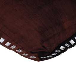 "Designer Chocolate Brown Euro Pillow Sham 24""x24""/26""x26" - thumbnail 2