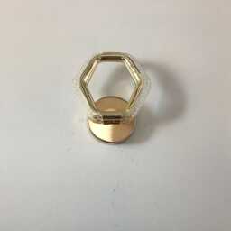 Golden Brass Hexagonal Wall Sconce, Modern Crystal Accent Light, 7W Led Mood Lamp - thumbnail 3