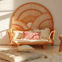Margeurite Daisy Bolster With Fringe, Decorative Pillow, Cotton Sofa Cushion, Decorative Pillow For Living Room, Bedroom - thumbnail 3