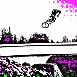 Bmx Bike Beach Towel Bicycle Art Photography - thumbnail 3